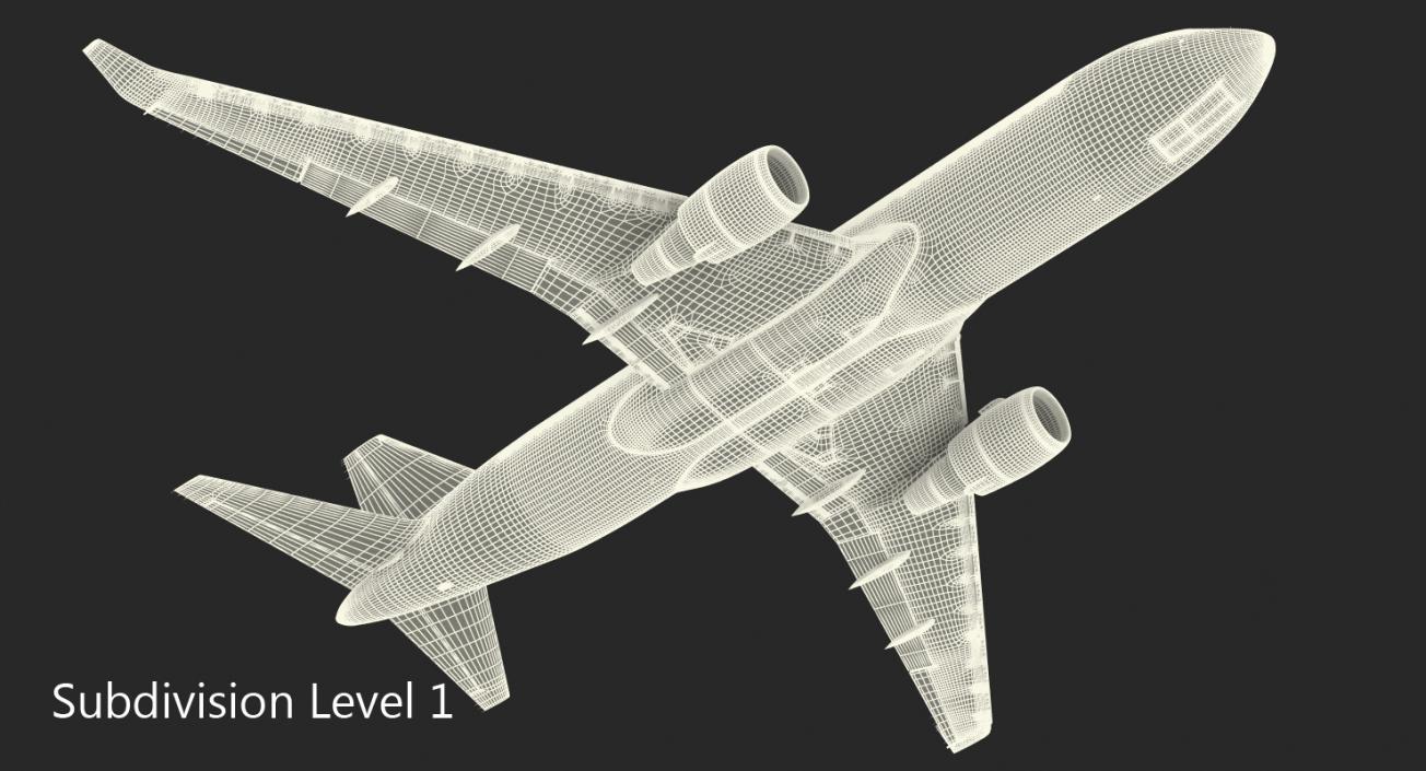 Boeing 767-200ER Generic 3D model