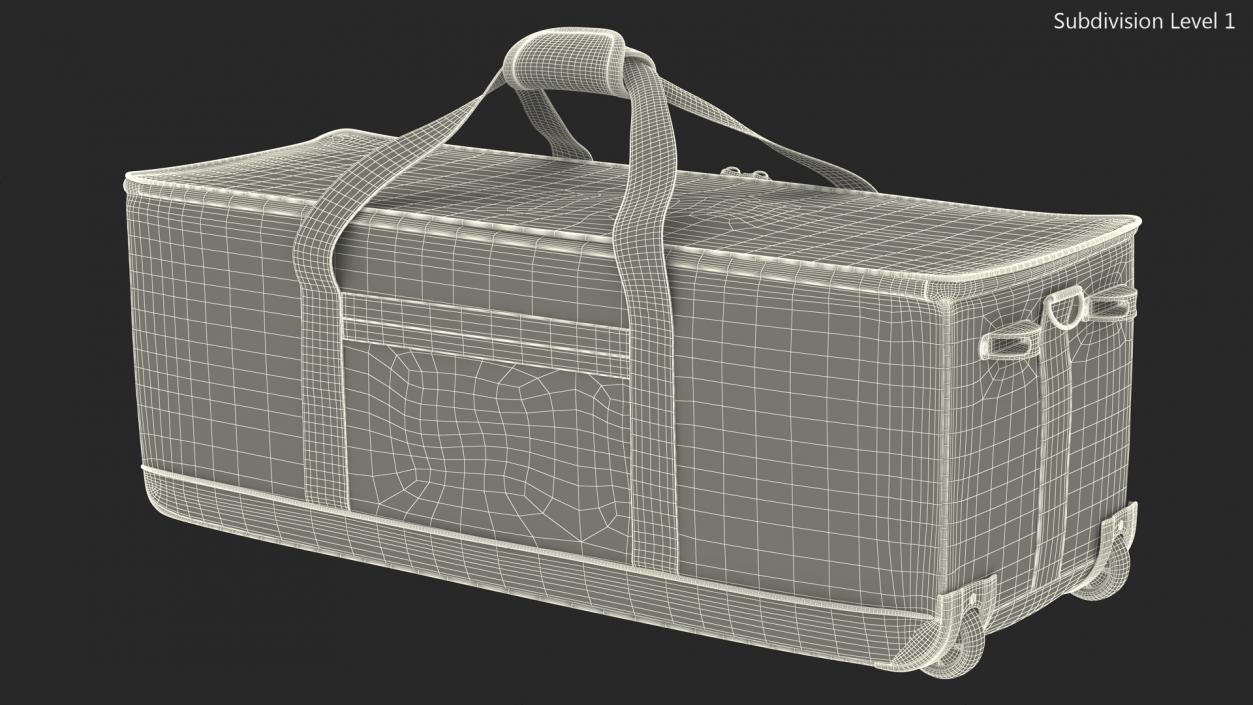 3D Heavy Duty Lighting Bag with Wheels Slinger model