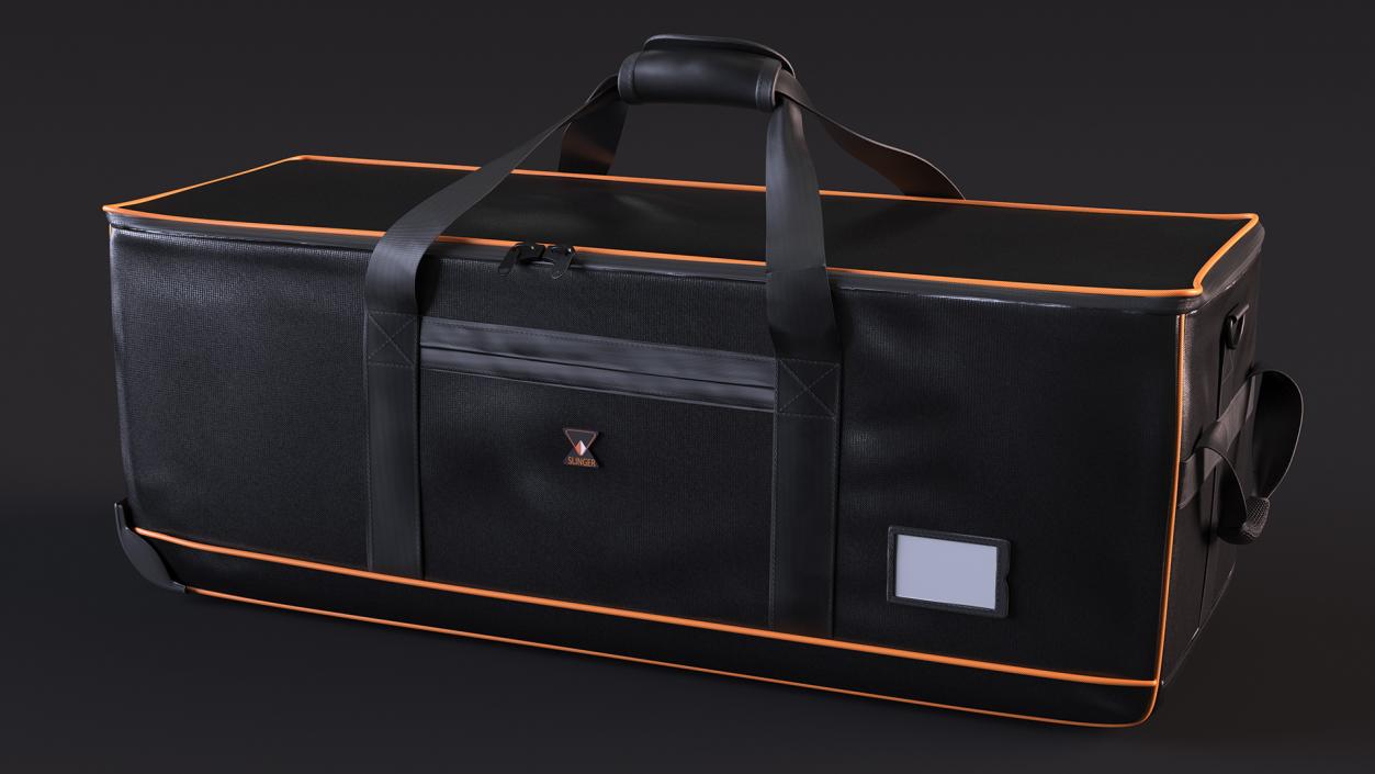 3D Heavy Duty Lighting Bag with Wheels Slinger model