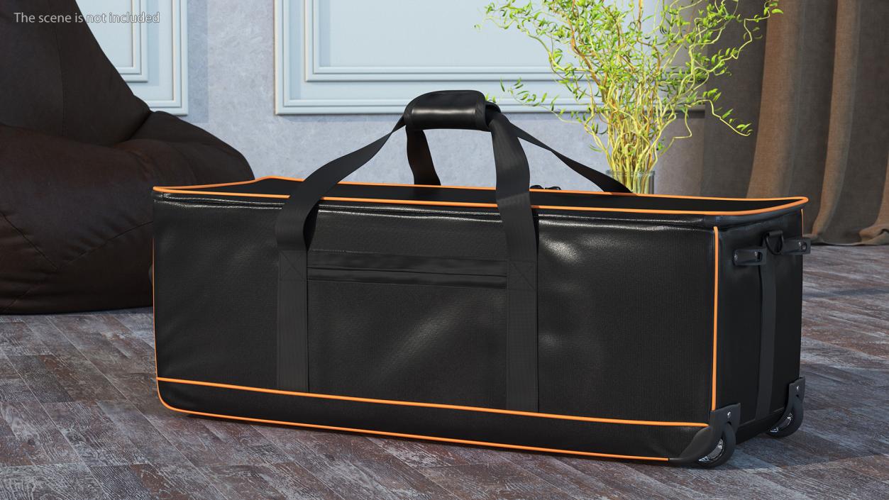 3D Heavy Duty Lighting Bag with Wheels Slinger model