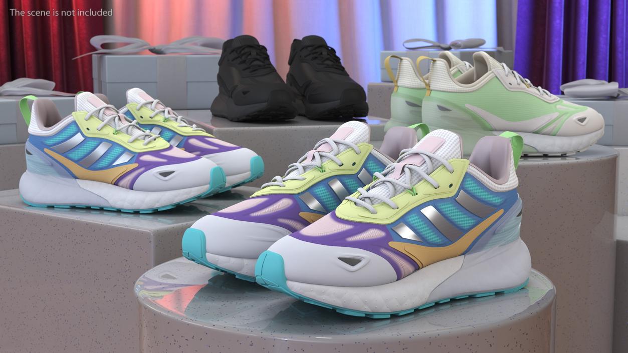 3D Colored Sneakers