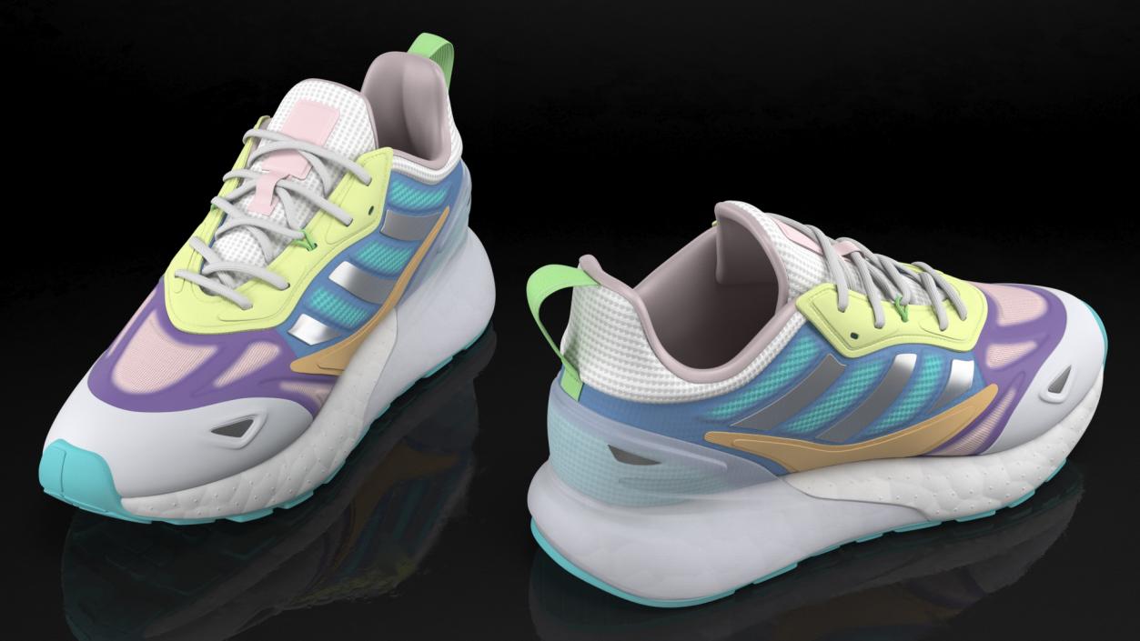 3D Colored Sneakers