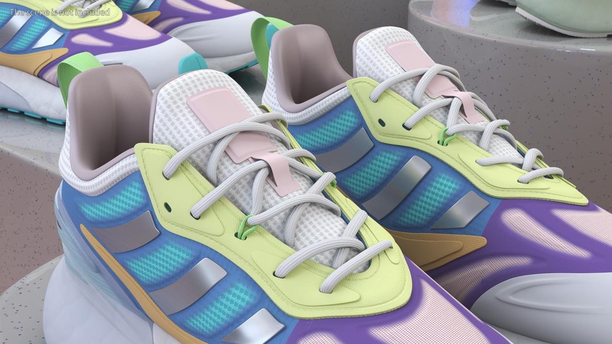 3D Colored Sneakers