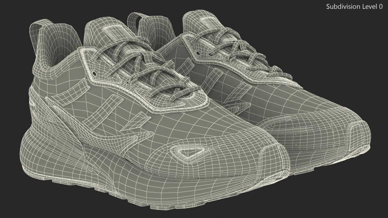 3D Colored Sneakers