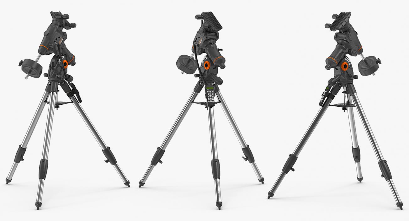 3D Celestron CGEM Equatorial Mount Tripod model