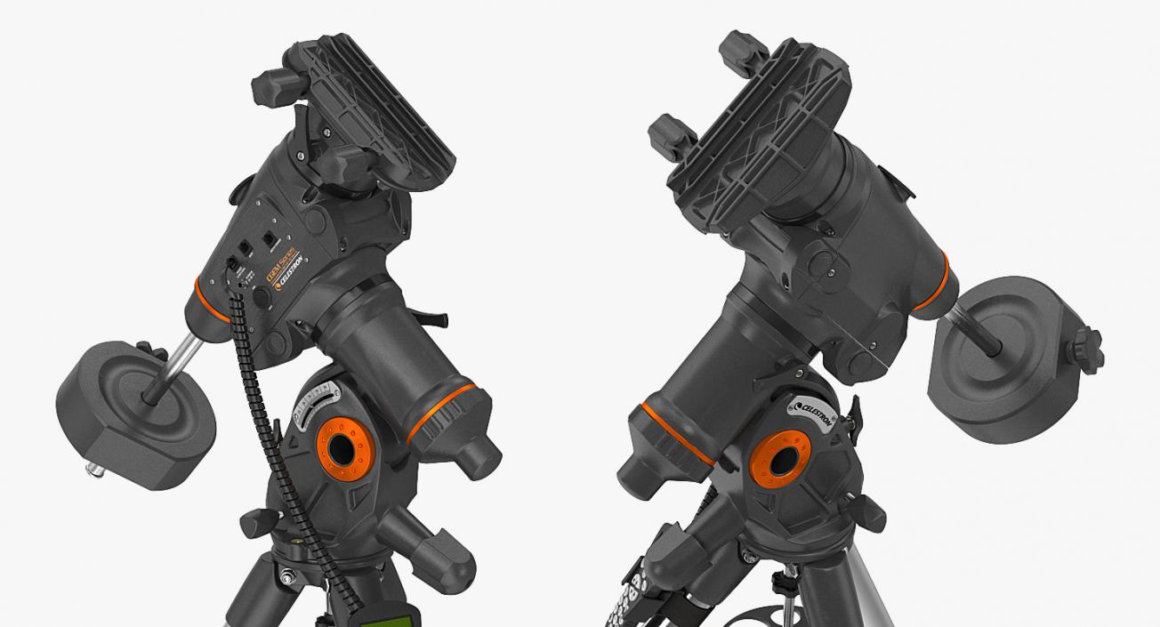 3D Celestron CGEM Equatorial Mount Tripod model