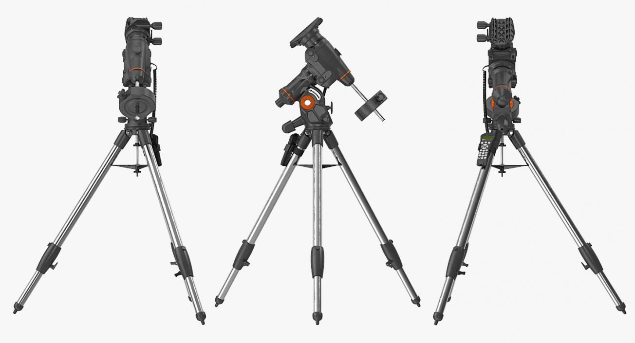 3D Celestron CGEM Equatorial Mount Tripod model