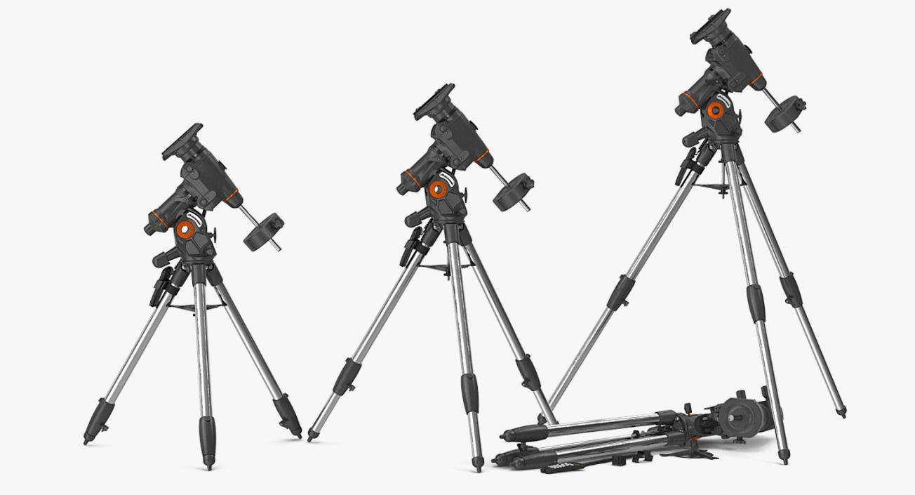 3D Celestron CGEM Equatorial Mount Tripod model