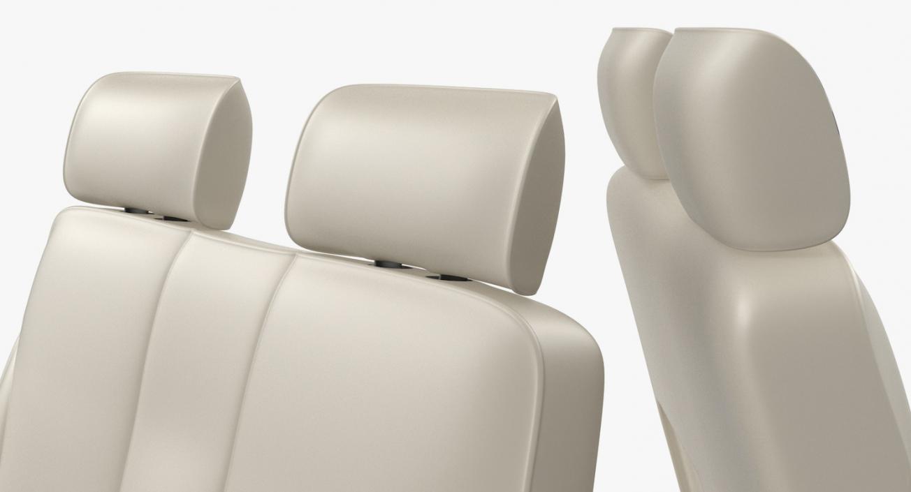 3D model Light Airplane Passenger Seats