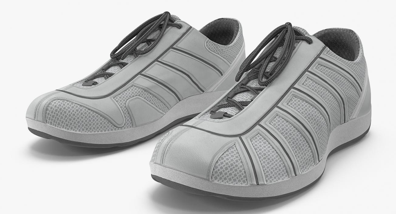 3D Fencing Shoes model