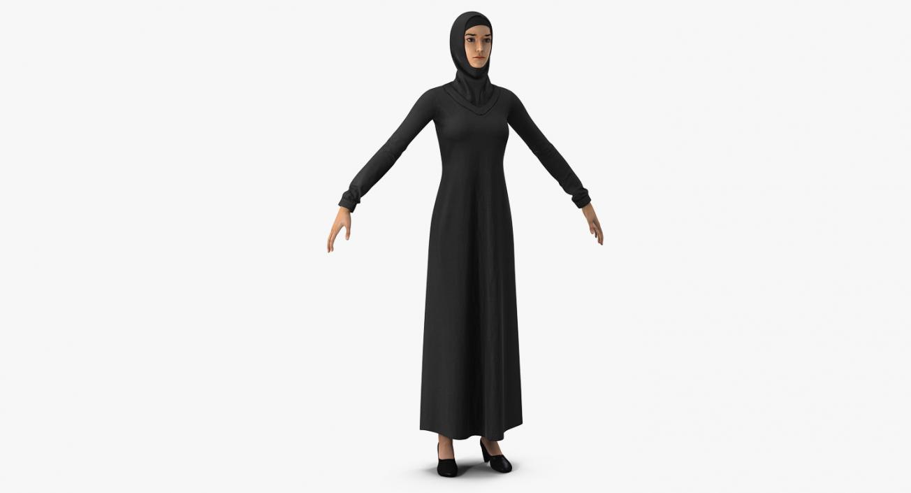 3D Arab Young Women