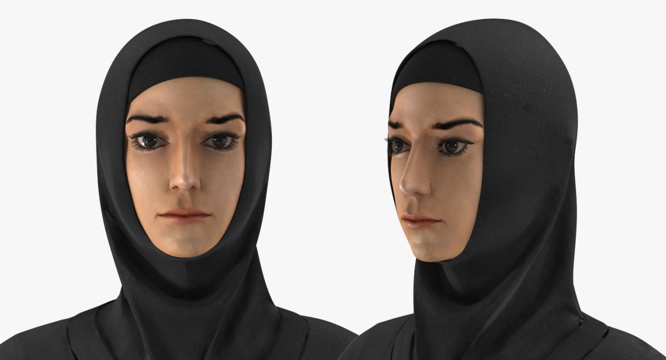 3D Arab Young Women