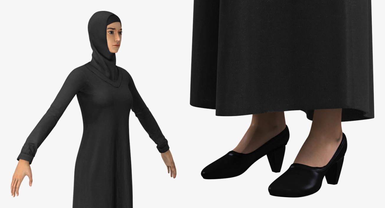 3D Arab Young Women