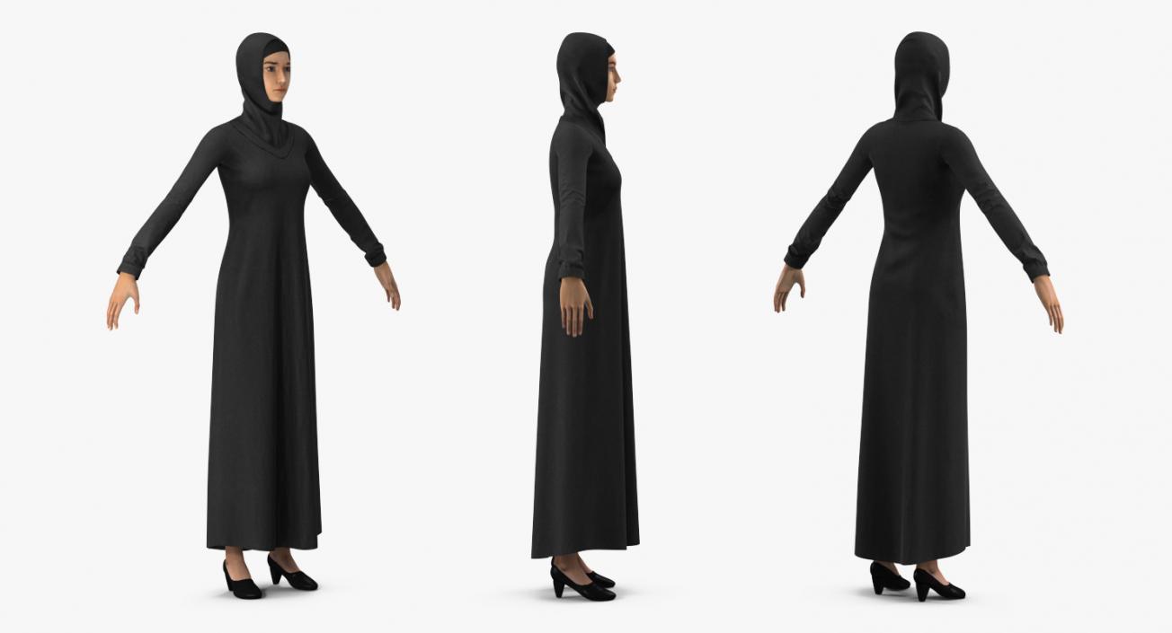 3D Arab Young Women