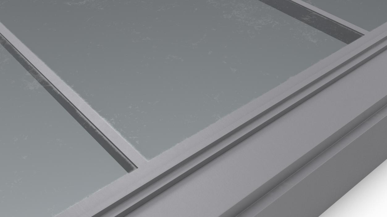 3D Triple Glass Skylight Window model