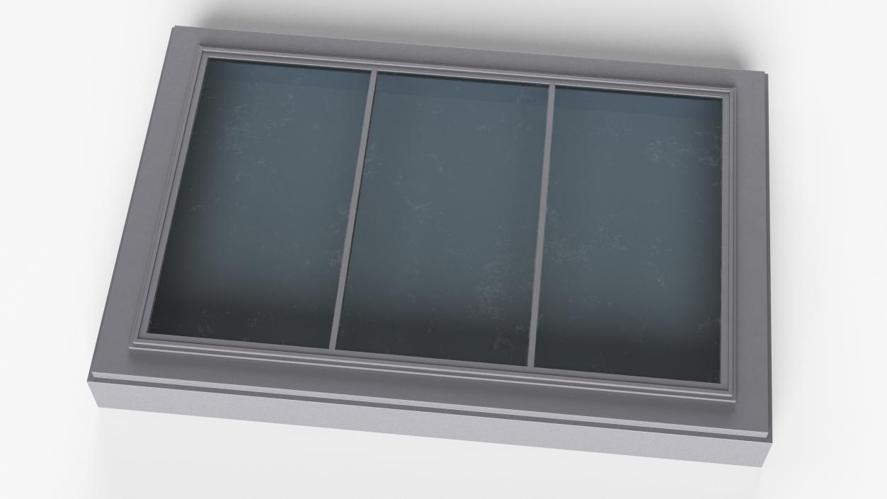 3D Triple Glass Skylight Window model