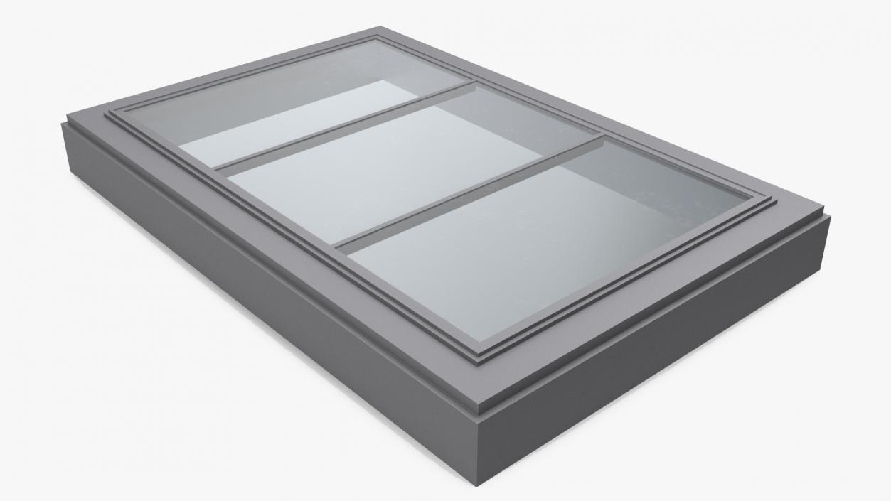 3D Triple Glass Skylight Window model