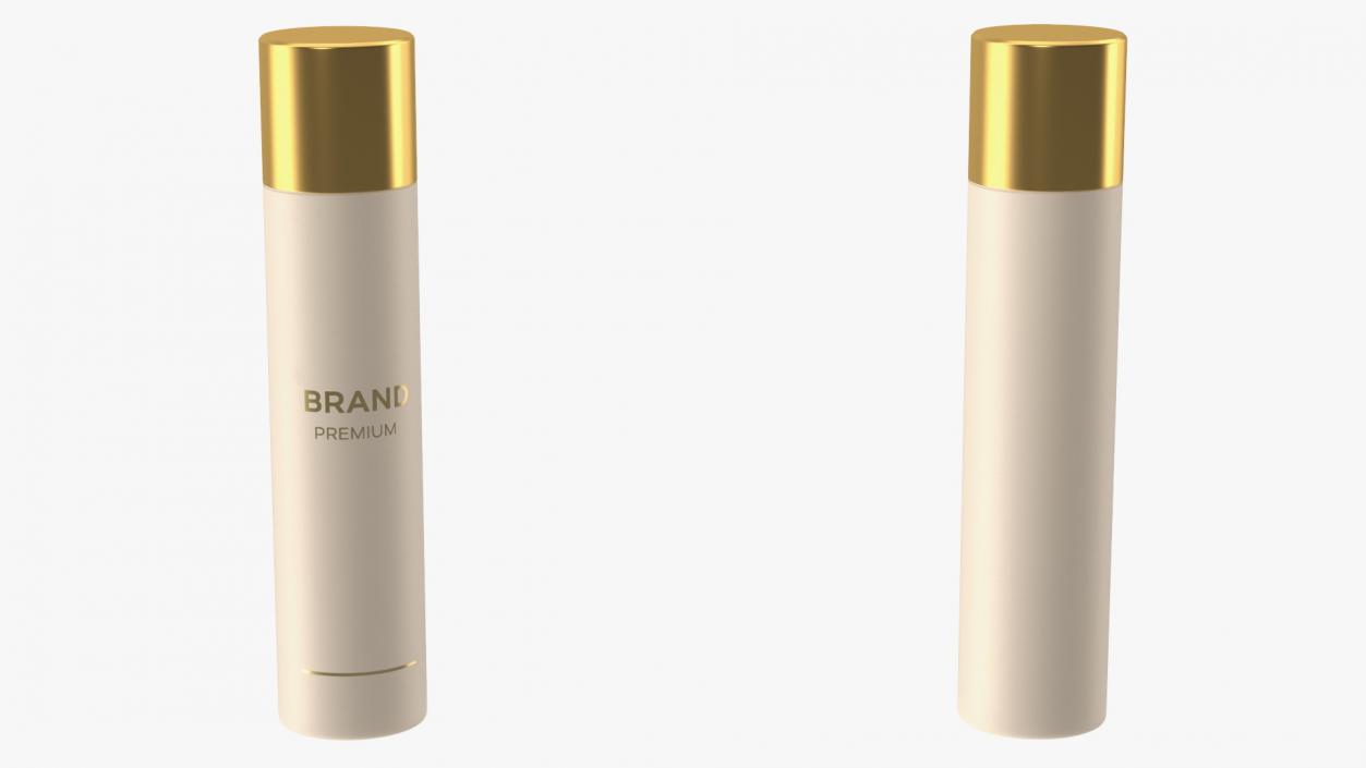 Gold Spray Bottle 3D