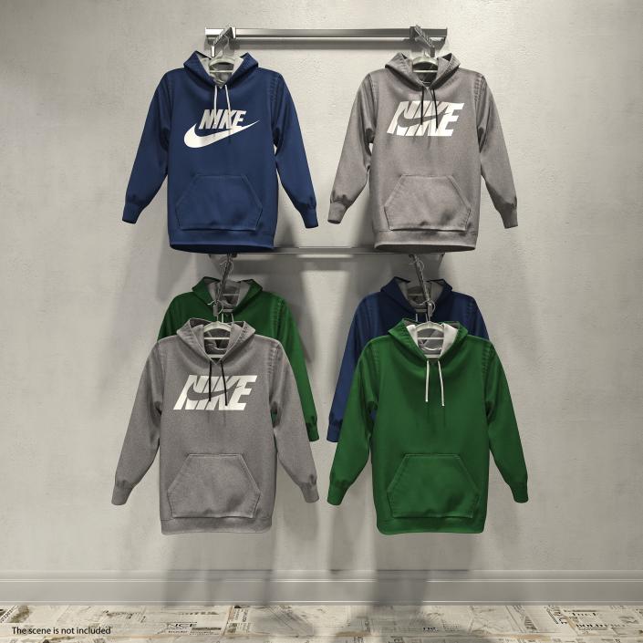 Nike Sport Clothes Collection 3D model