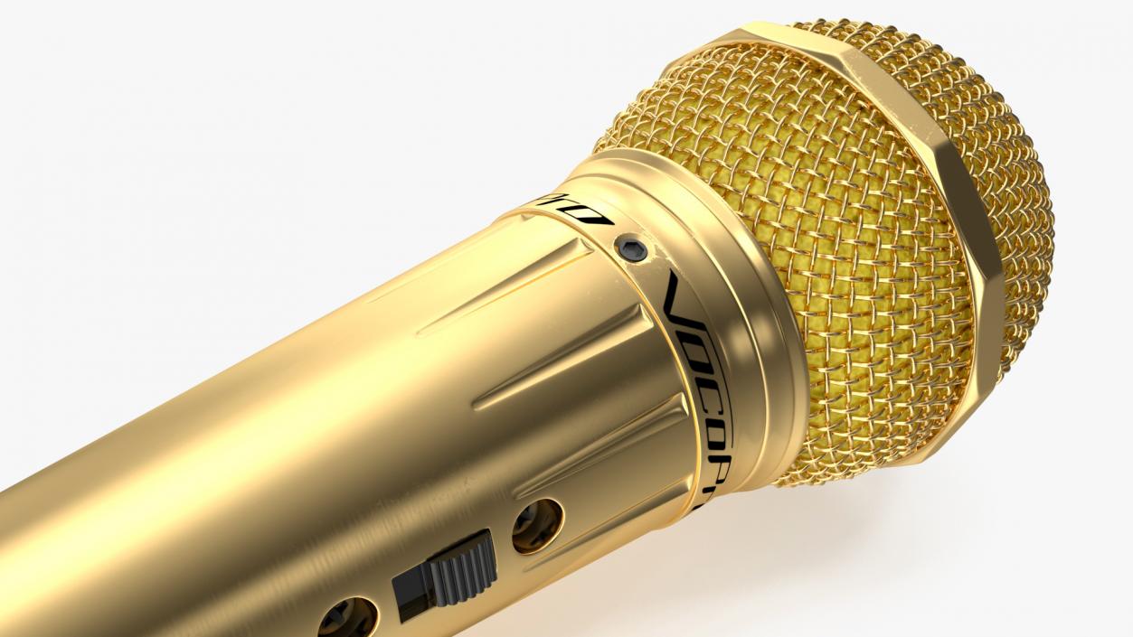 3D Professional Microphone VOCOPRO MK-58 PRO Golden model