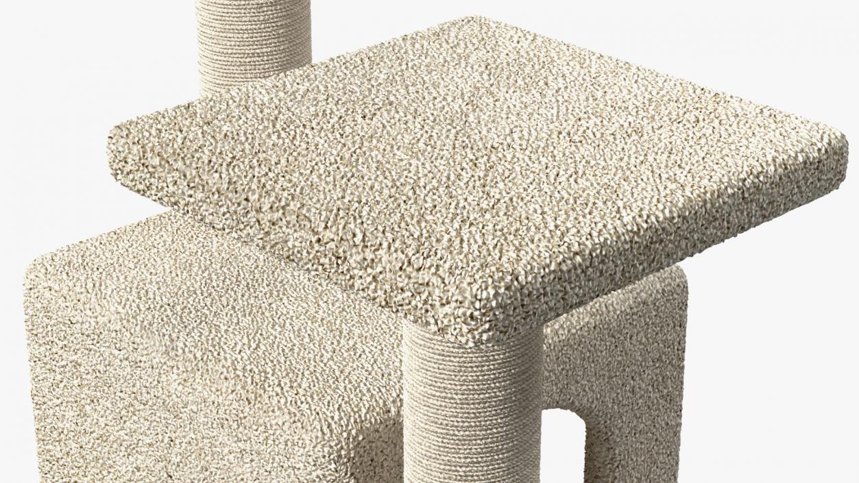 3D Cat Tree 3-Level