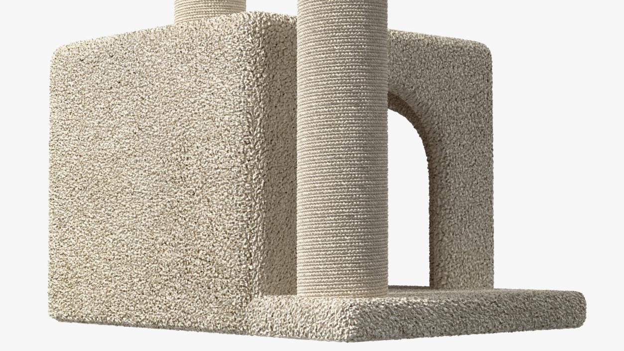 3D Cat Tree 3-Level