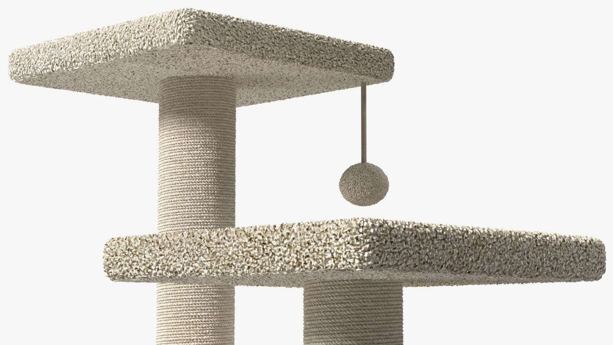 3D Cat Tree 3-Level