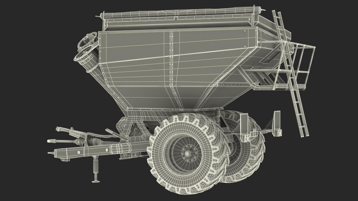 3D Transbordeur Red Used Rigged model