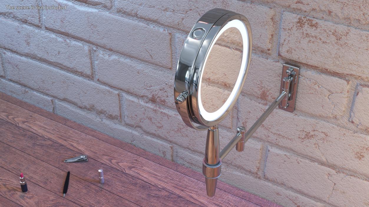 3D Wall Mounted Makeup Mirror