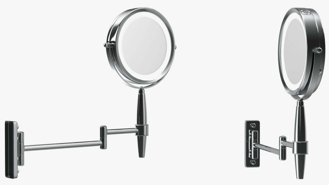 3D Wall Mounted Makeup Mirror