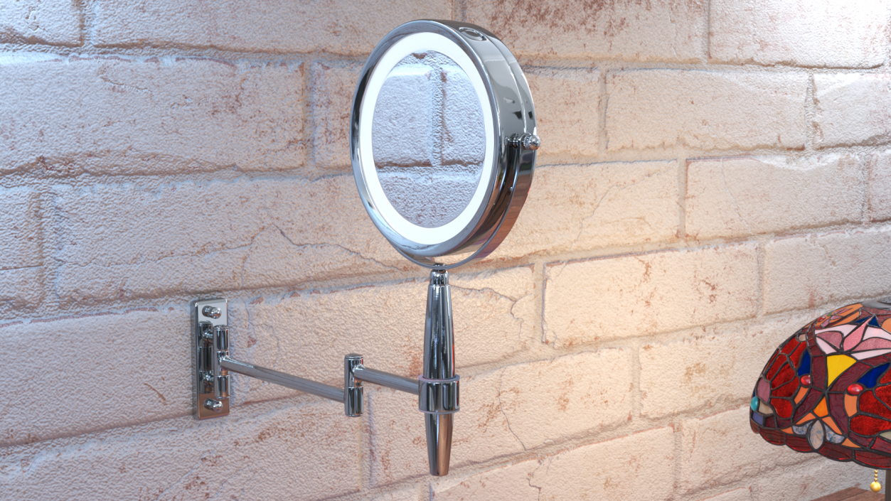 3D Wall Mounted Makeup Mirror