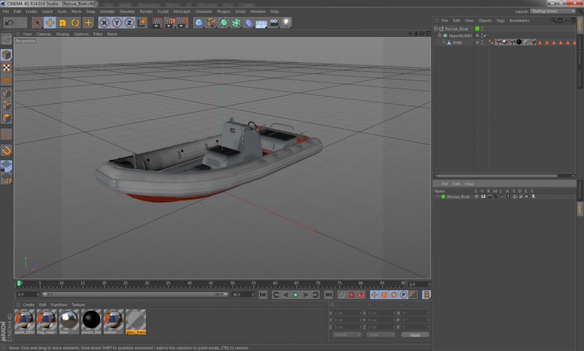 3D Rescue Boat