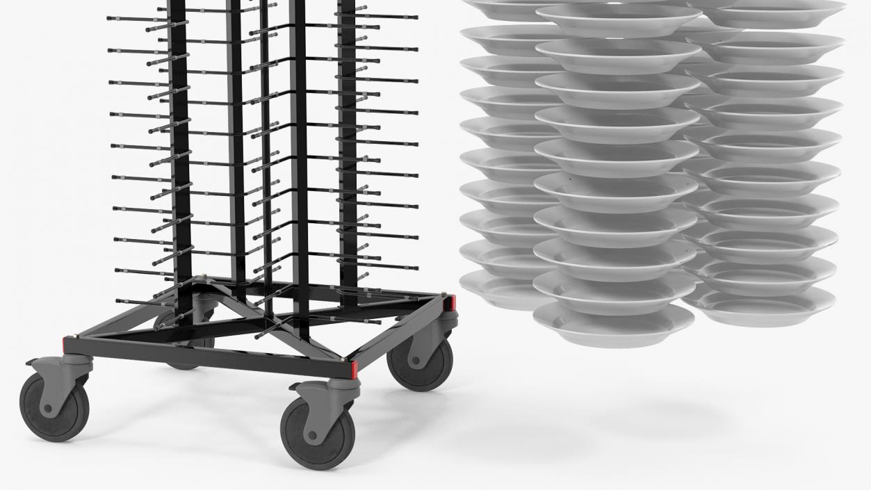 3D Stainless Steel Professional Plate Rack with Plates