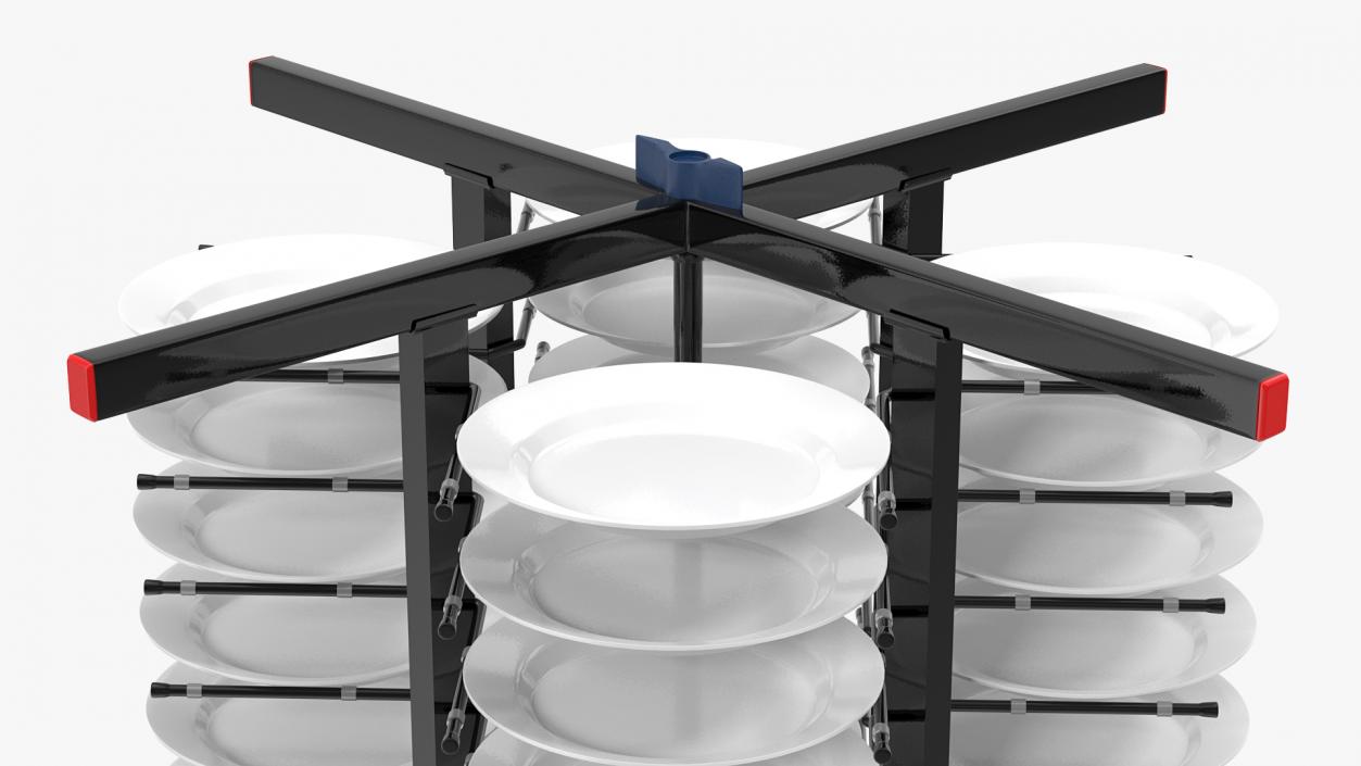 3D Stainless Steel Professional Plate Rack with Plates