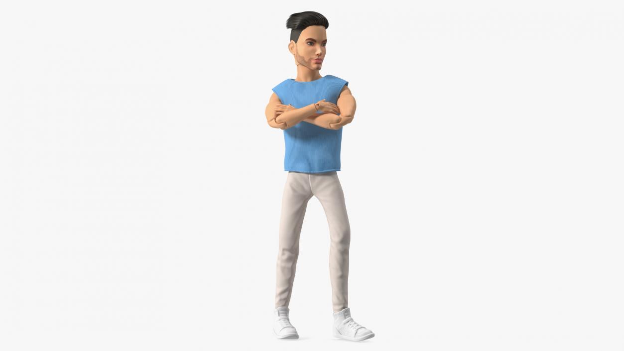 3D Ken Doll Dressed Pose