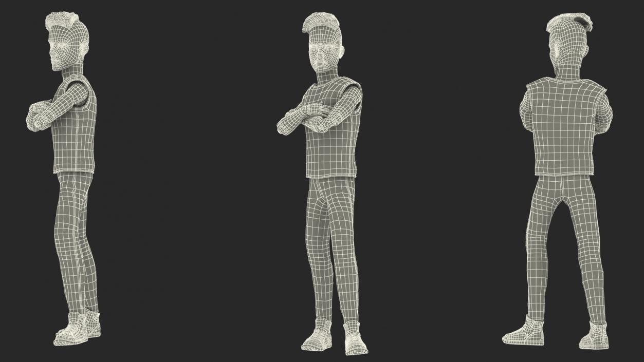 3D Ken Doll Dressed Pose