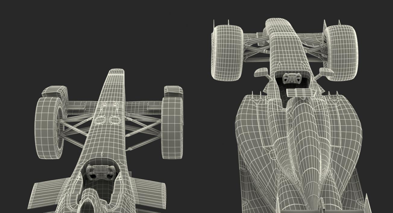 3D Formula Cars Collection model