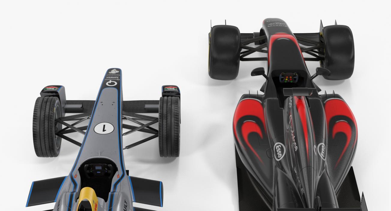 3D Formula Cars Collection model