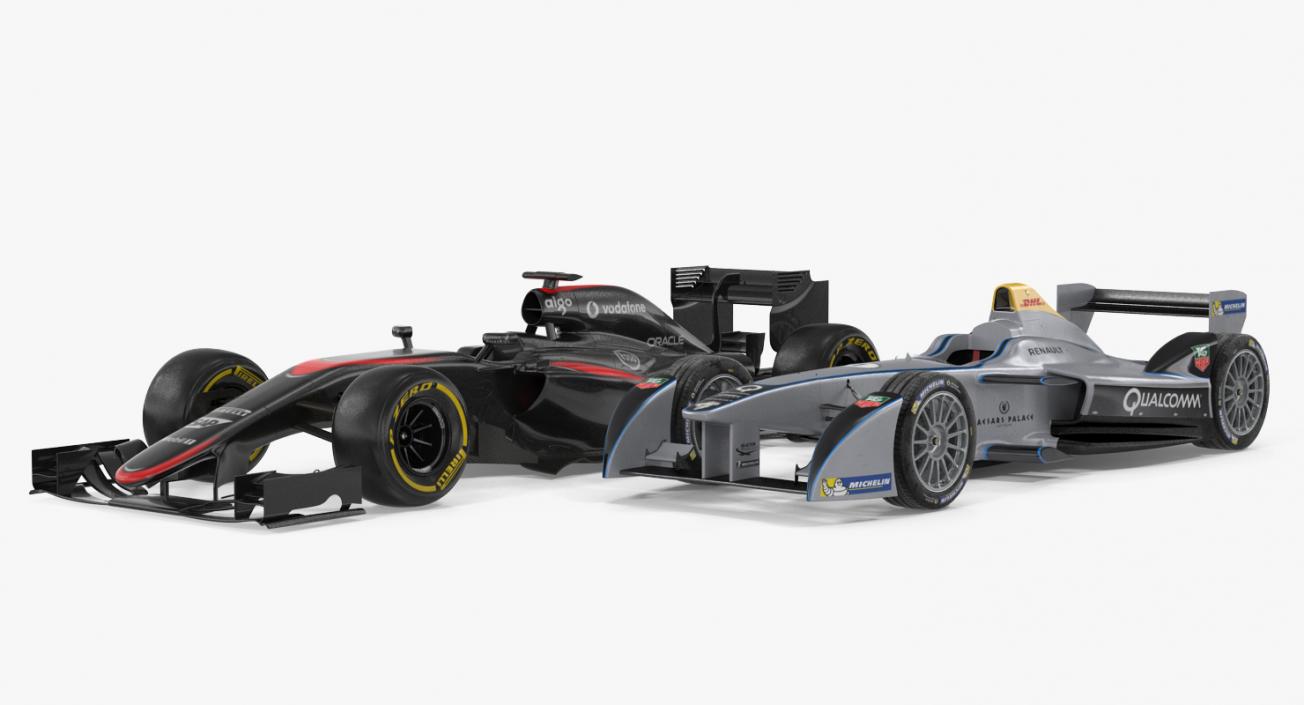 3D Formula Cars Collection model