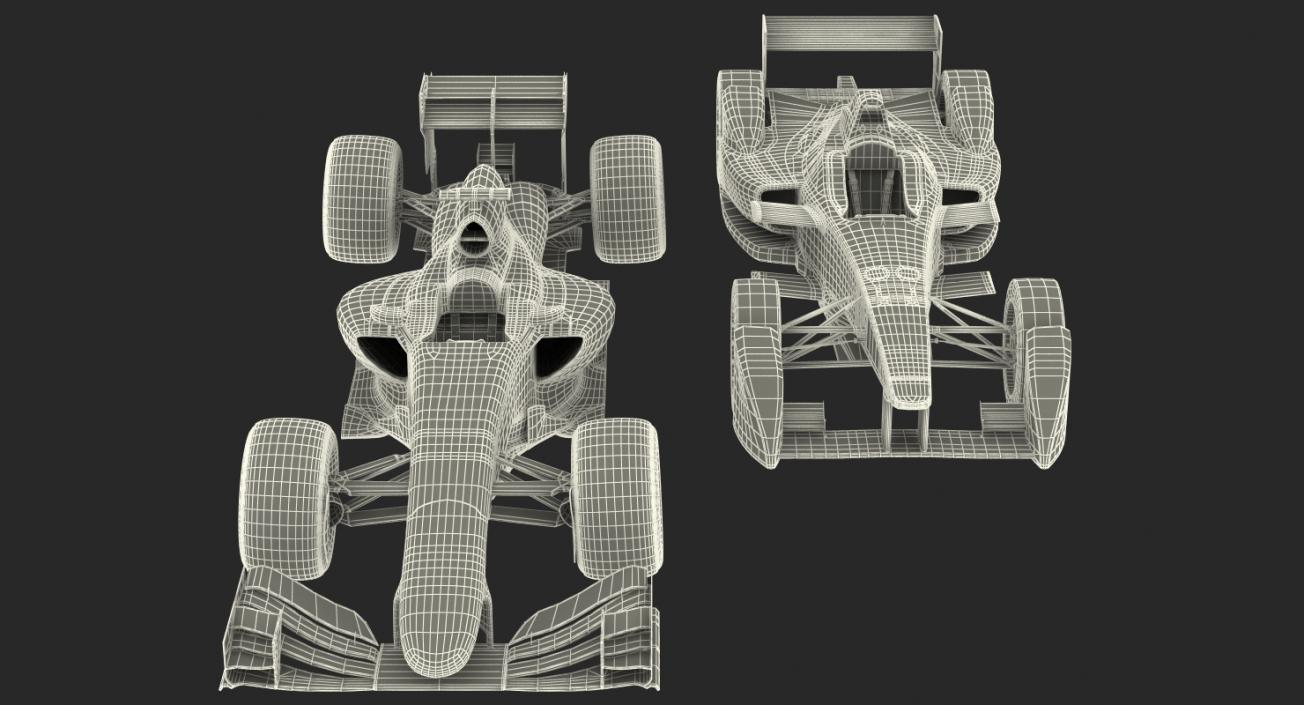 3D Formula Cars Collection model