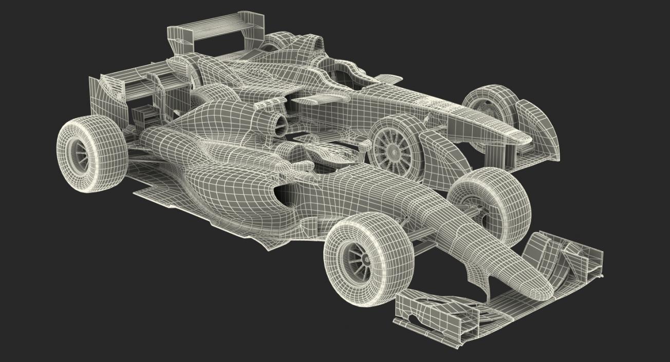 3D Formula Cars Collection model