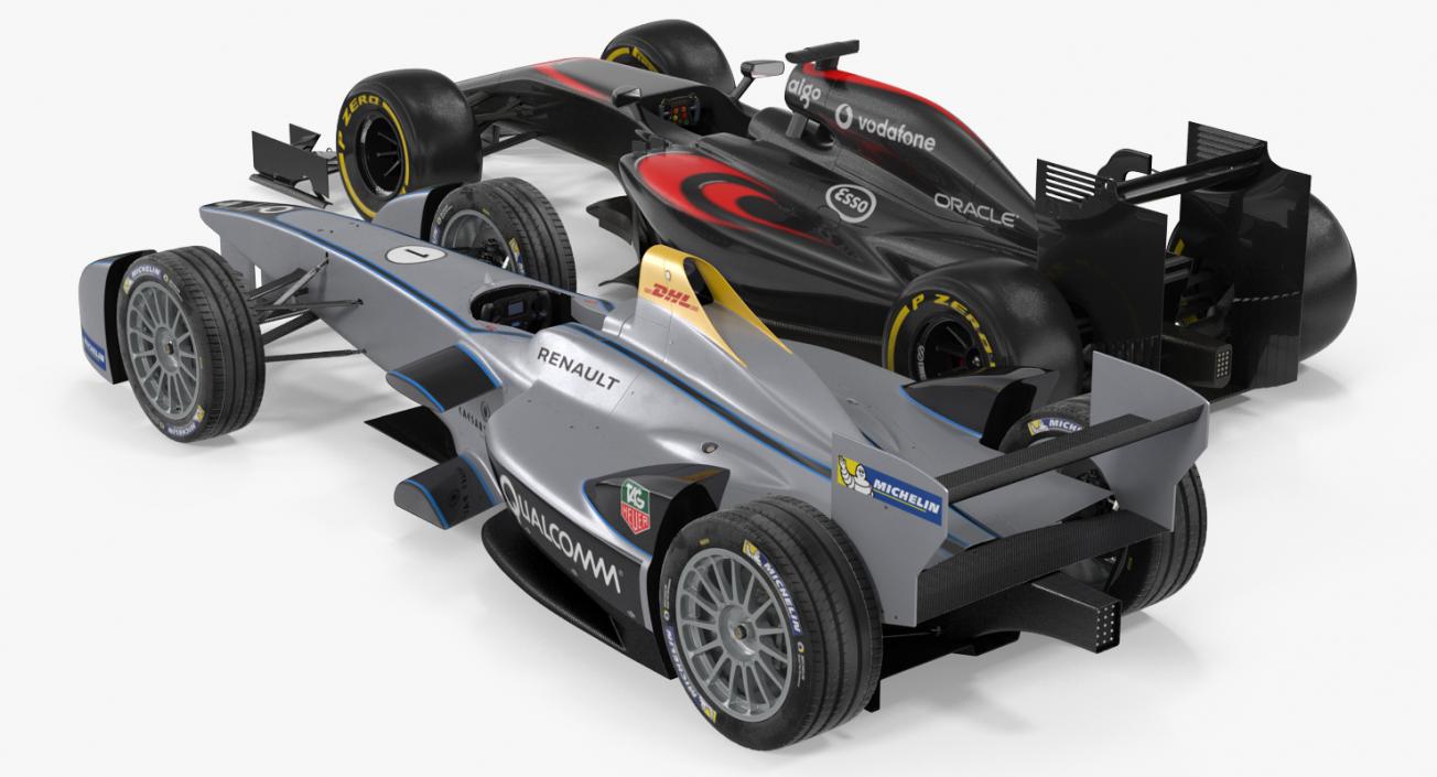 3D Formula Cars Collection model