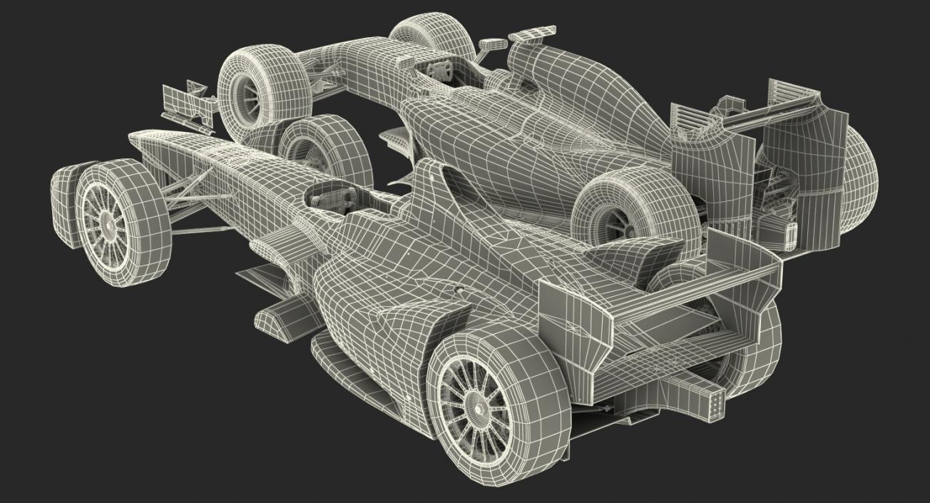 3D Formula Cars Collection model