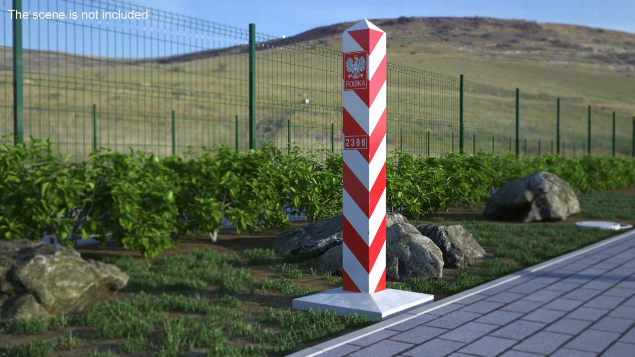 3D Border Post of Poland