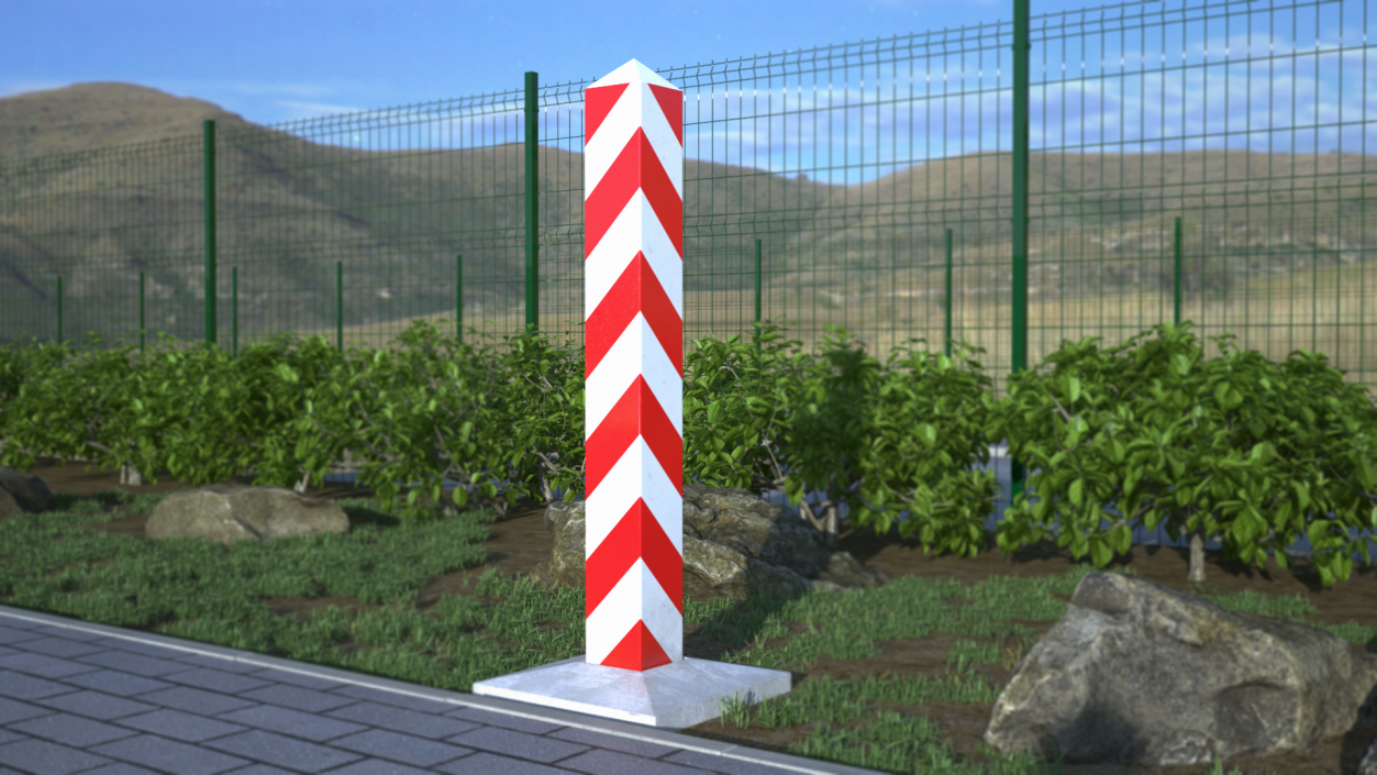 3D Border Post of Poland