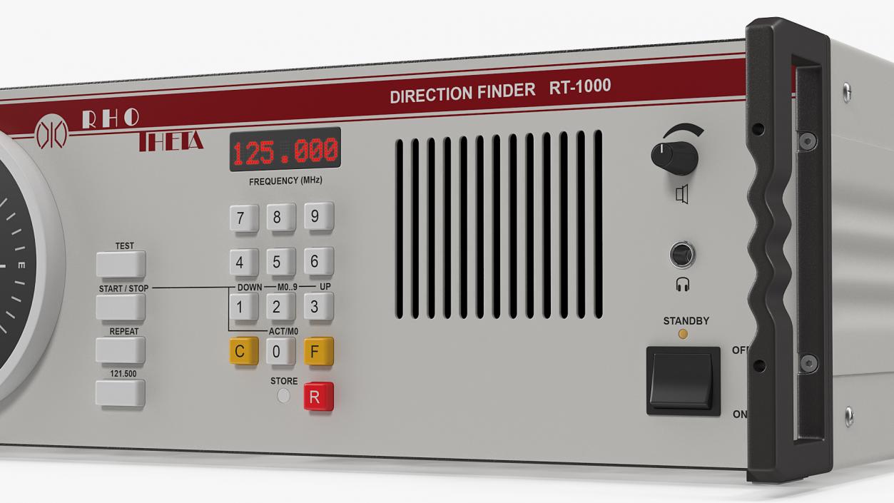 Rhotheta RT 1000 VHF RDF System ATC VTS with Antenna 3D