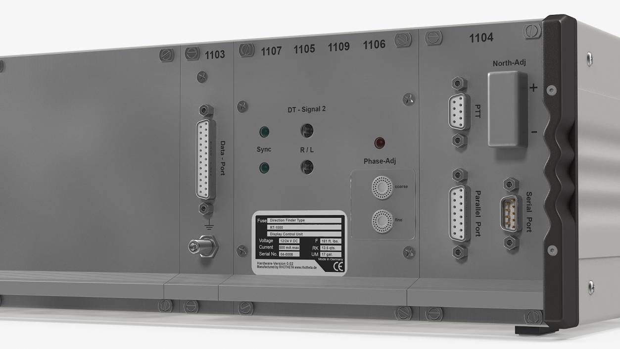 Rhotheta RT 1000 VHF RDF System ATC VTS with Antenna 3D