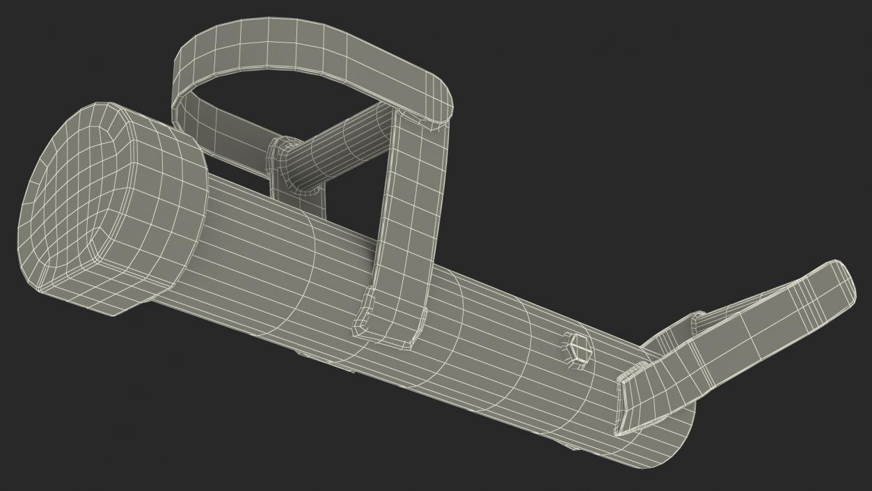 3D Sigma Enforcer Modern Battering Ram Damaged model