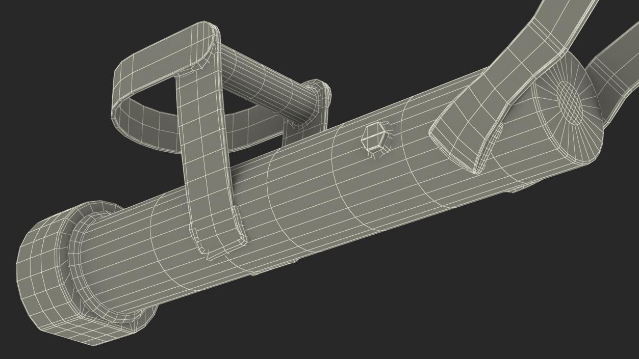 3D Sigma Enforcer Modern Battering Ram Damaged model