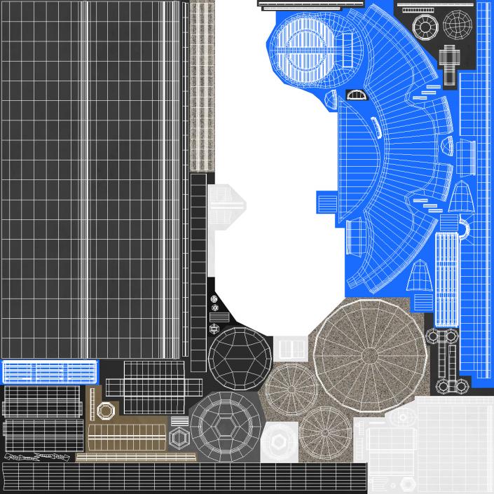 Chocolate Refiner Blue 2 3D model